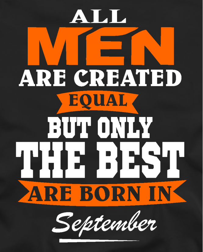 All men in September